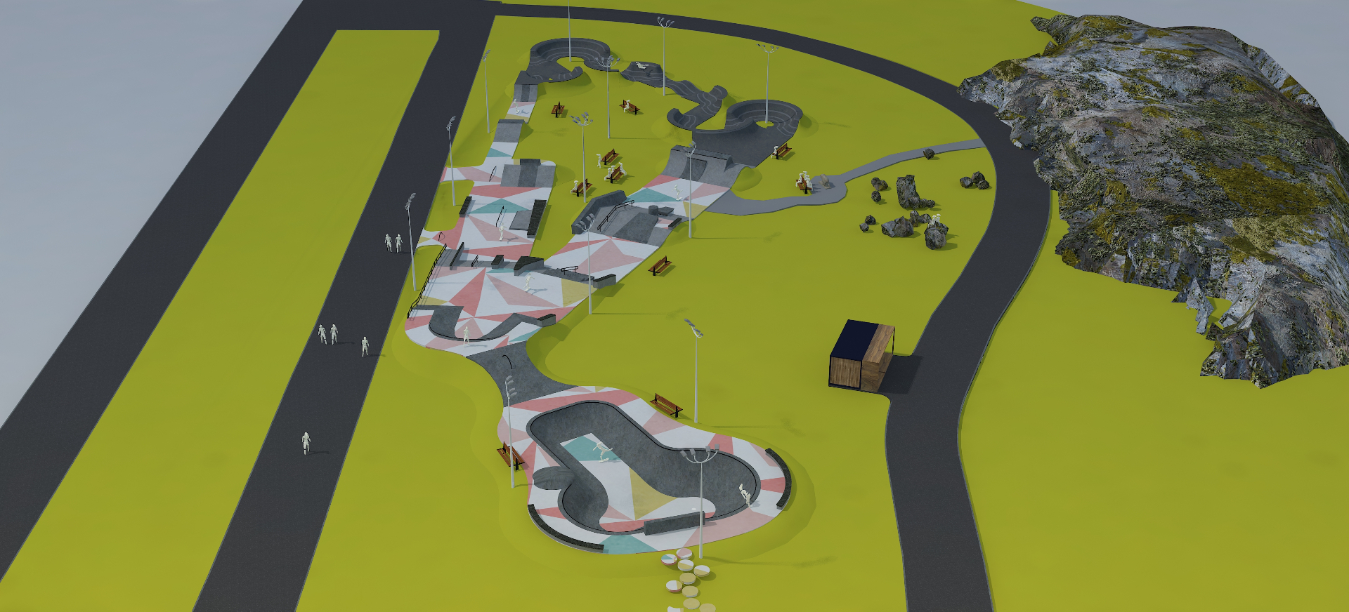Скейт парк „Youth park“ — Русе — снимка 2