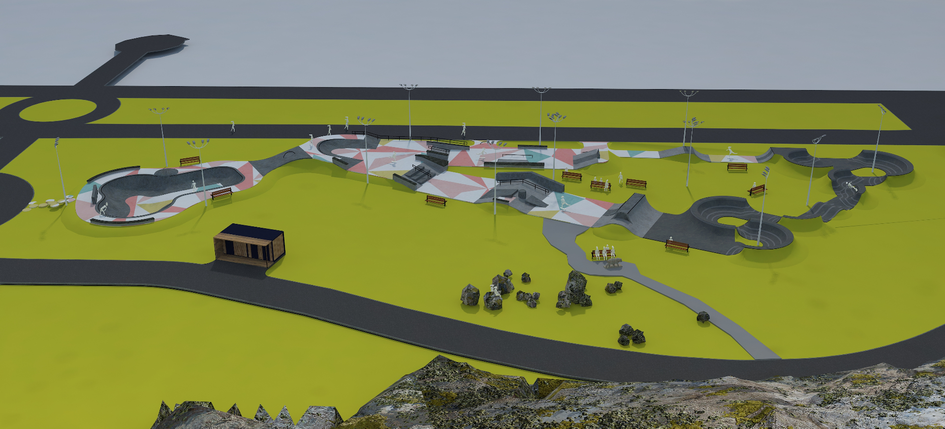Скейт парк „Youth park“ — Русе — снимка 4