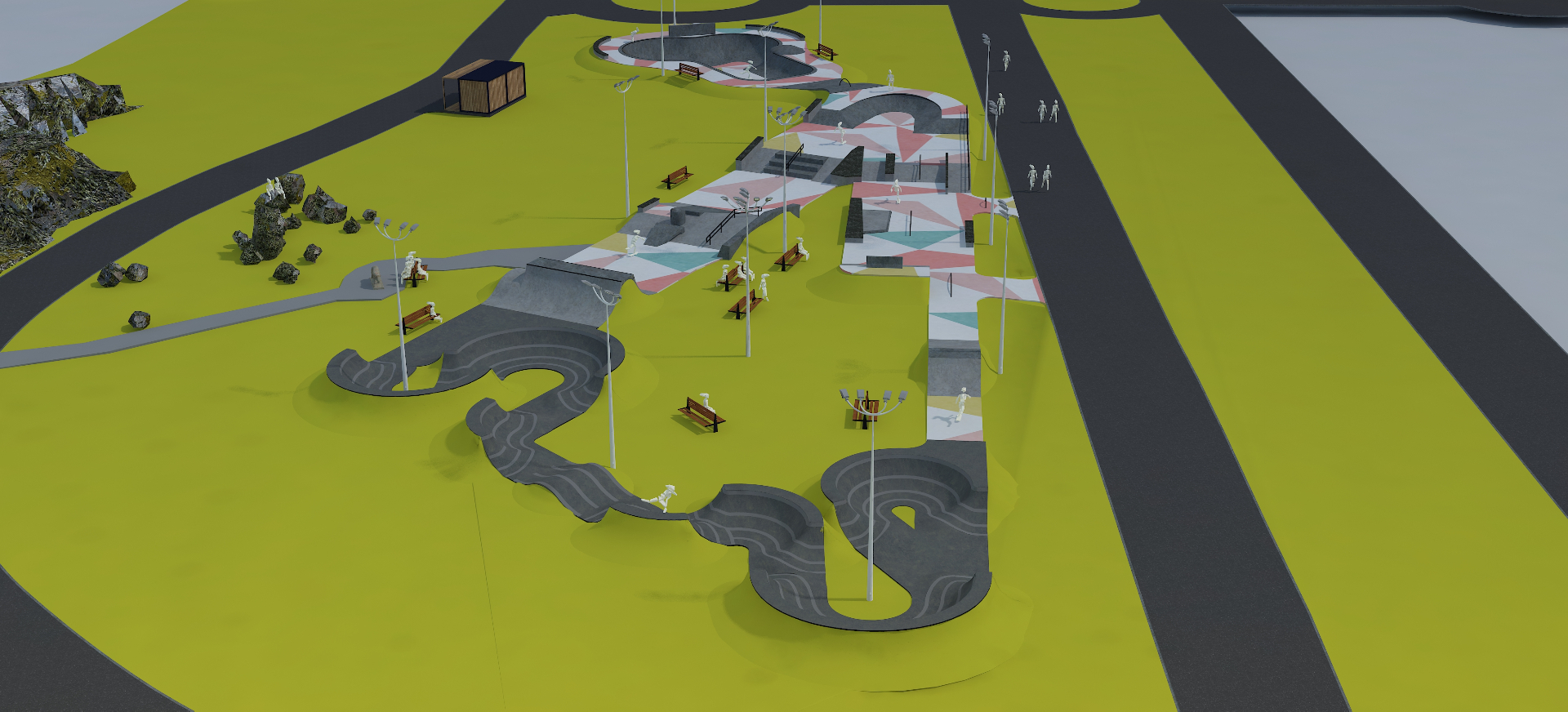 Скейт парк „Youth park“ — Русе — снимка 11